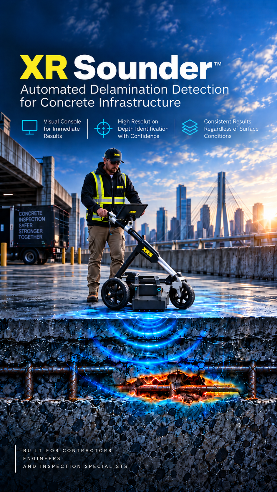 XR Sounder - Automated Delamination Detection for Concrete Infrastructure